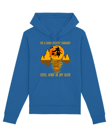 On A Dark Desert Highway Cool Wind In My Hair Royal Blue
