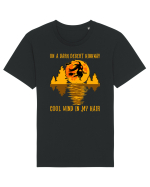 On A Dark Desert Highway Cool Wind In My Hair Tricou mânecă scurtă Unisex Rocker