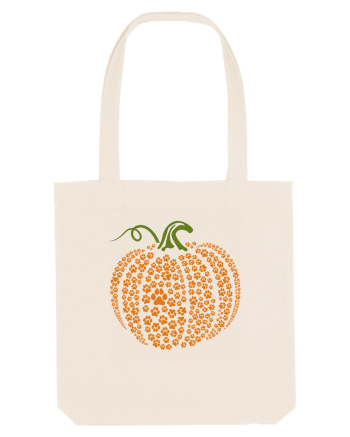 Paw Print Pumpkin Halloween Natural