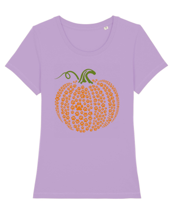 Paw Print Pumpkin Halloween Lavender Dawn