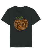 Paw Print Pumpkin Halloween Tricou mânecă scurtă Unisex Rocker