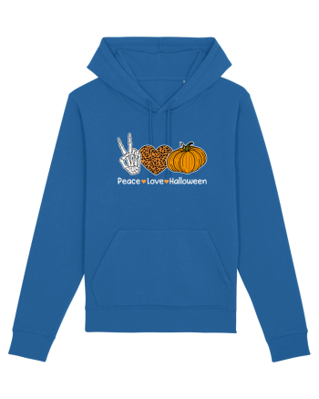 Peace Love Halloween Royal Blue