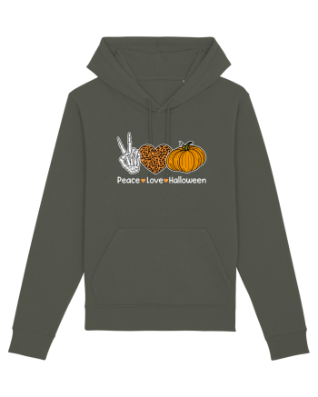 Peace Love Halloween Khaki