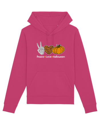Peace Love Halloween Raspberry