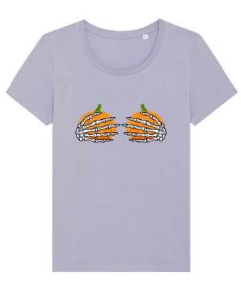Pumpkin Boobs Halloween Costume Lavender