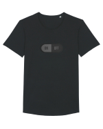 ON/OFF Tricou mânecă scurtă guler larg Bărbat Skater