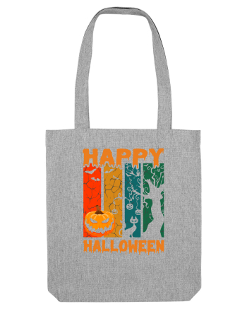 Pumpkin Happy Halloween Heather Grey