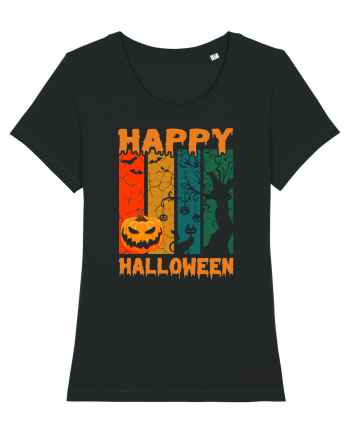 Pumpkin Happy Halloween Black