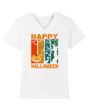Pumpkin Happy Halloween White