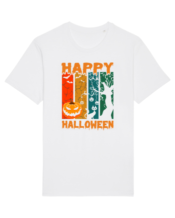 Pumpkin Happy Halloween White