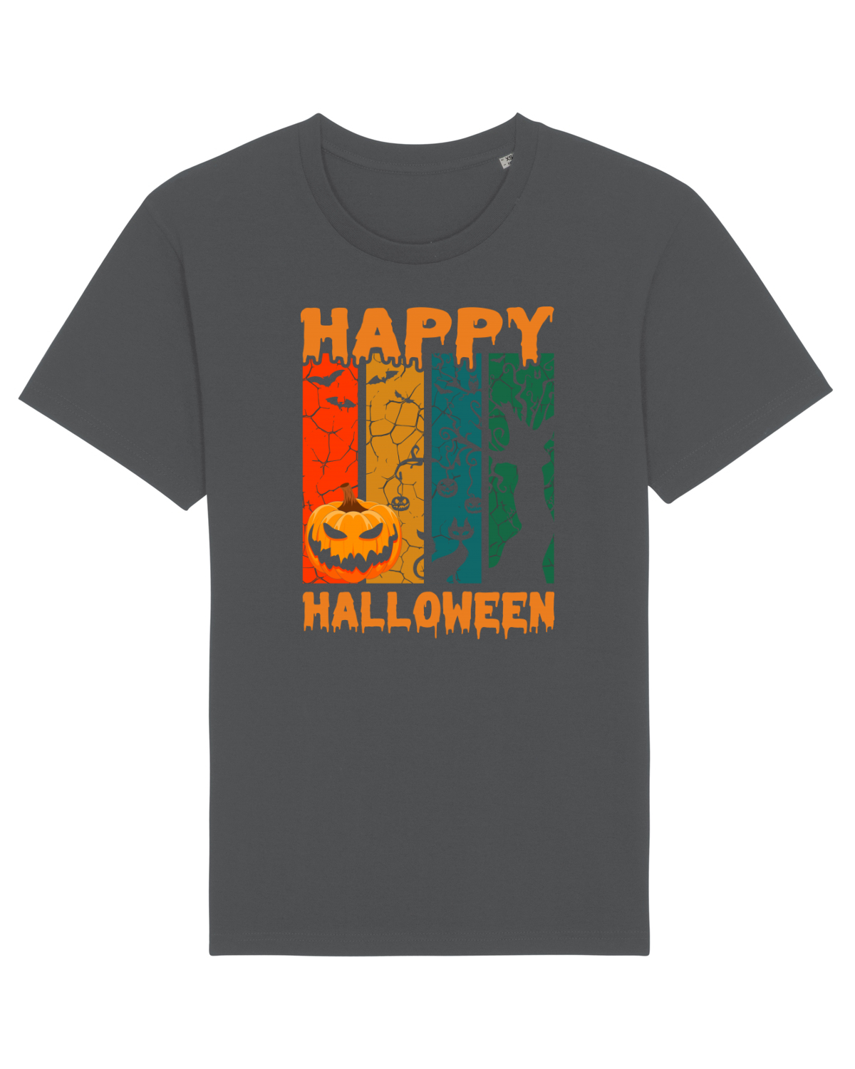 Tricou mânecă scurtă Unisex Rocker Anthracite