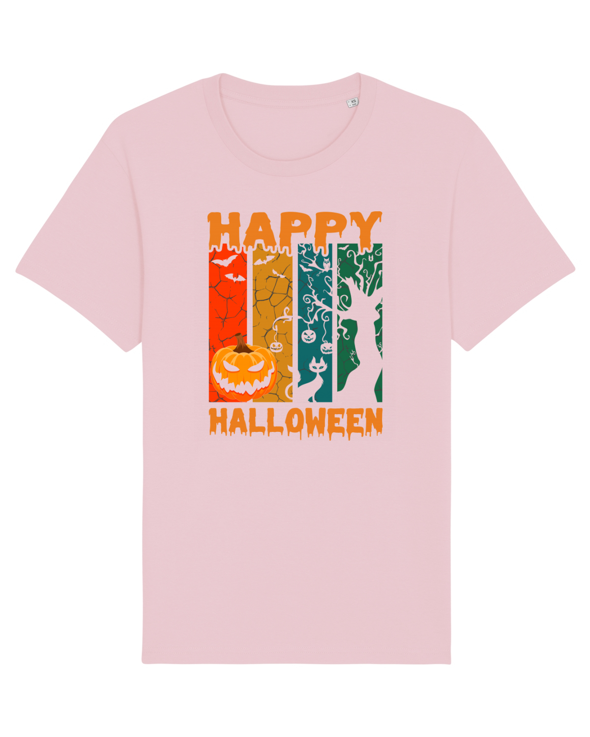 Tricou mânecă scurtă Unisex Rocker Cotton Pink