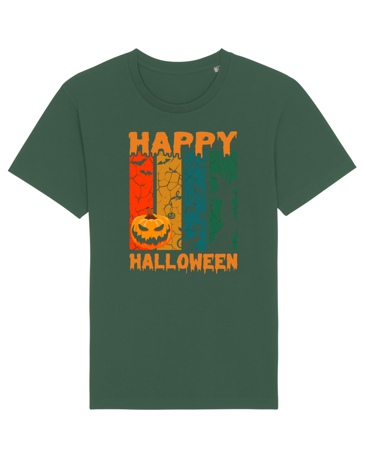 Tricou mânecă scurtă Unisex Rocker Bottle Green