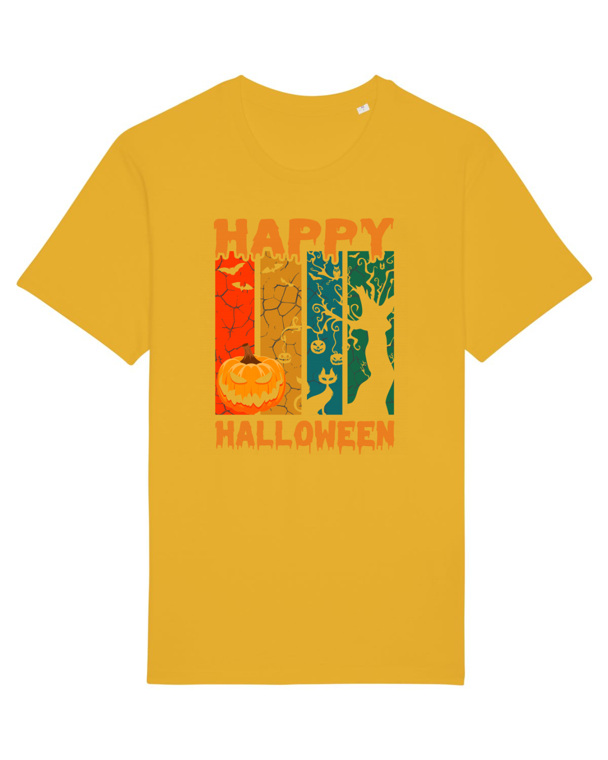 Tricou mânecă scurtă Unisex Rocker Spectra Yellow