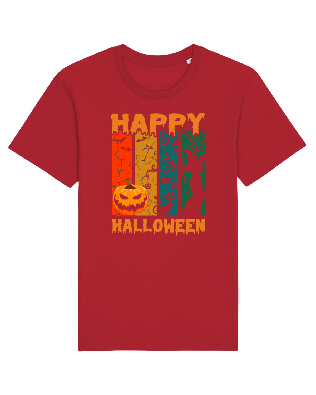 Tricou mânecă scurtă Unisex Rocker Red