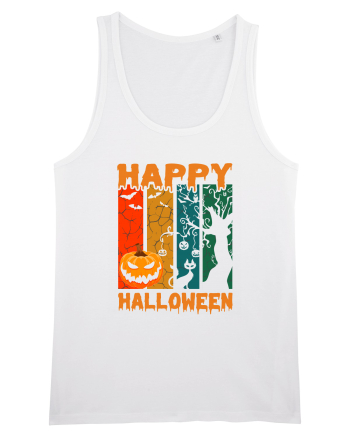 Pumpkin Happy Halloween White