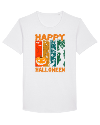 Pumpkin Happy Halloween White