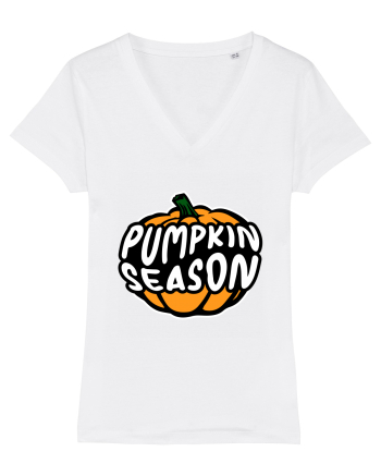 Pumpkin Season Halloween White