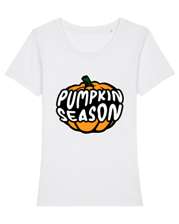 Pumpkin Season Halloween White