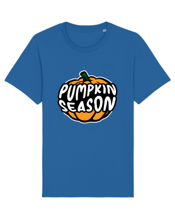Pumpkin Season Halloween Royal Blue