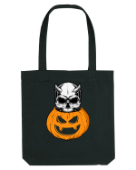 Pumpkin Skull Halloween Sacoșă textilă