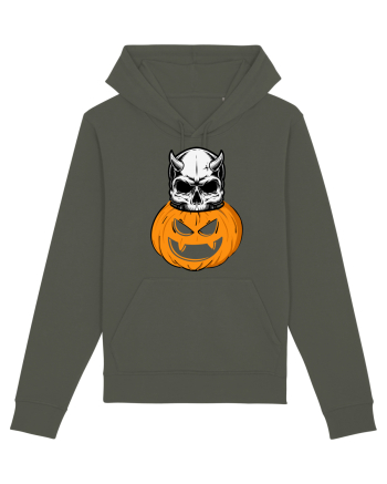 Pumpkin Skull Halloween Khaki