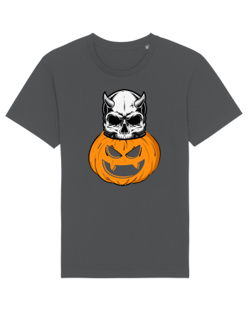 Pumpkin Skull Halloween Anthracite
