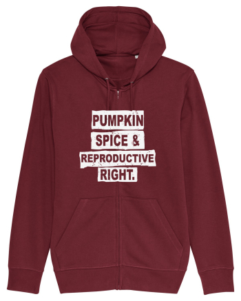 Pumpkin Spice Reproductive Rights Burgundy
