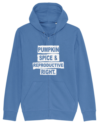 Pumpkin Spice Reproductive Rights Bright Blue