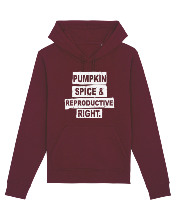 Pumpkin Spice Reproductive Rights Burgundy
