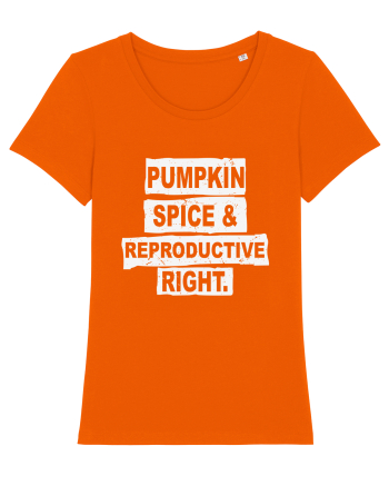 Pumpkin Spice Reproductive Rights Bright Orange
