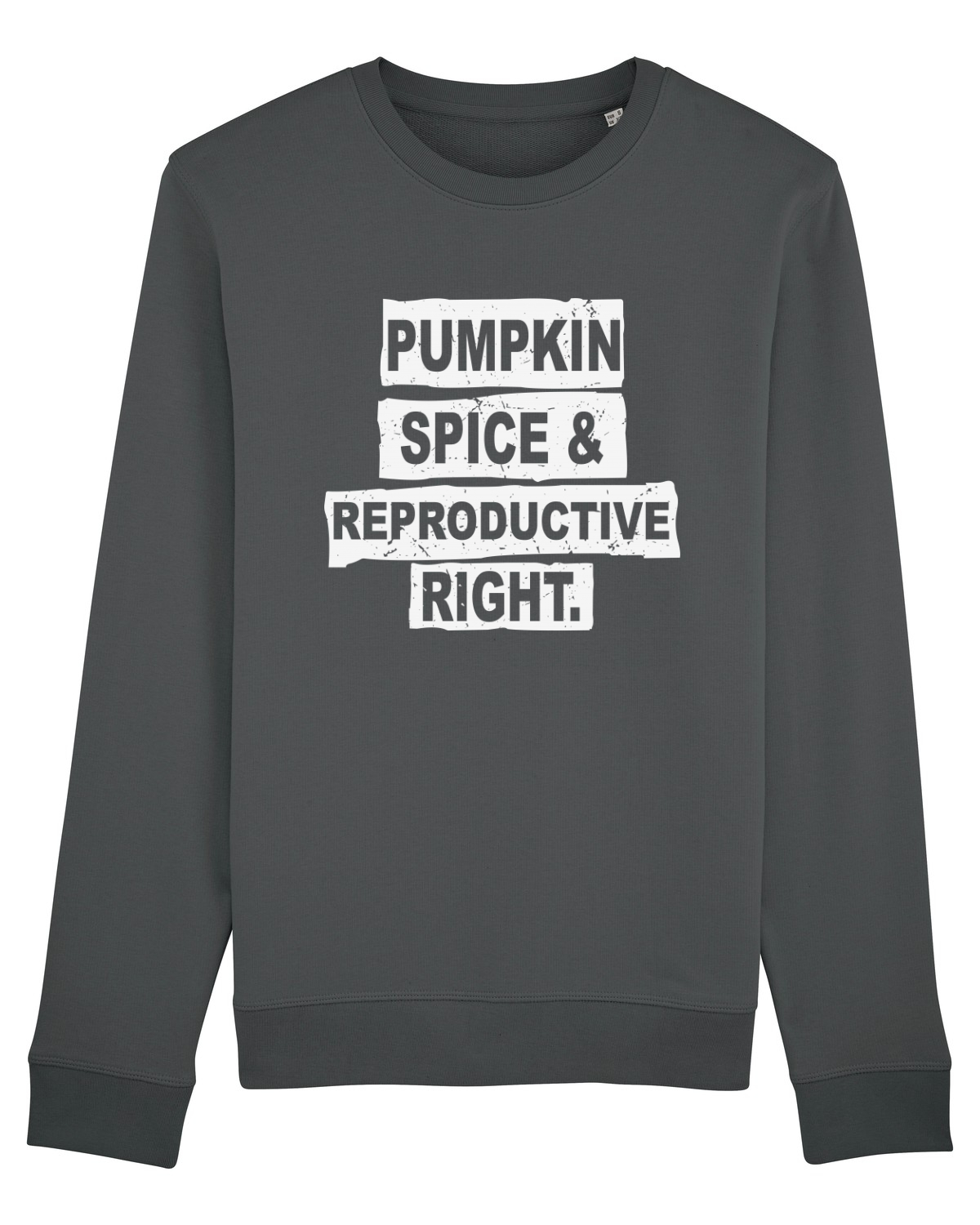 Bluză mânecă lungă Unisex Rise Anthracite