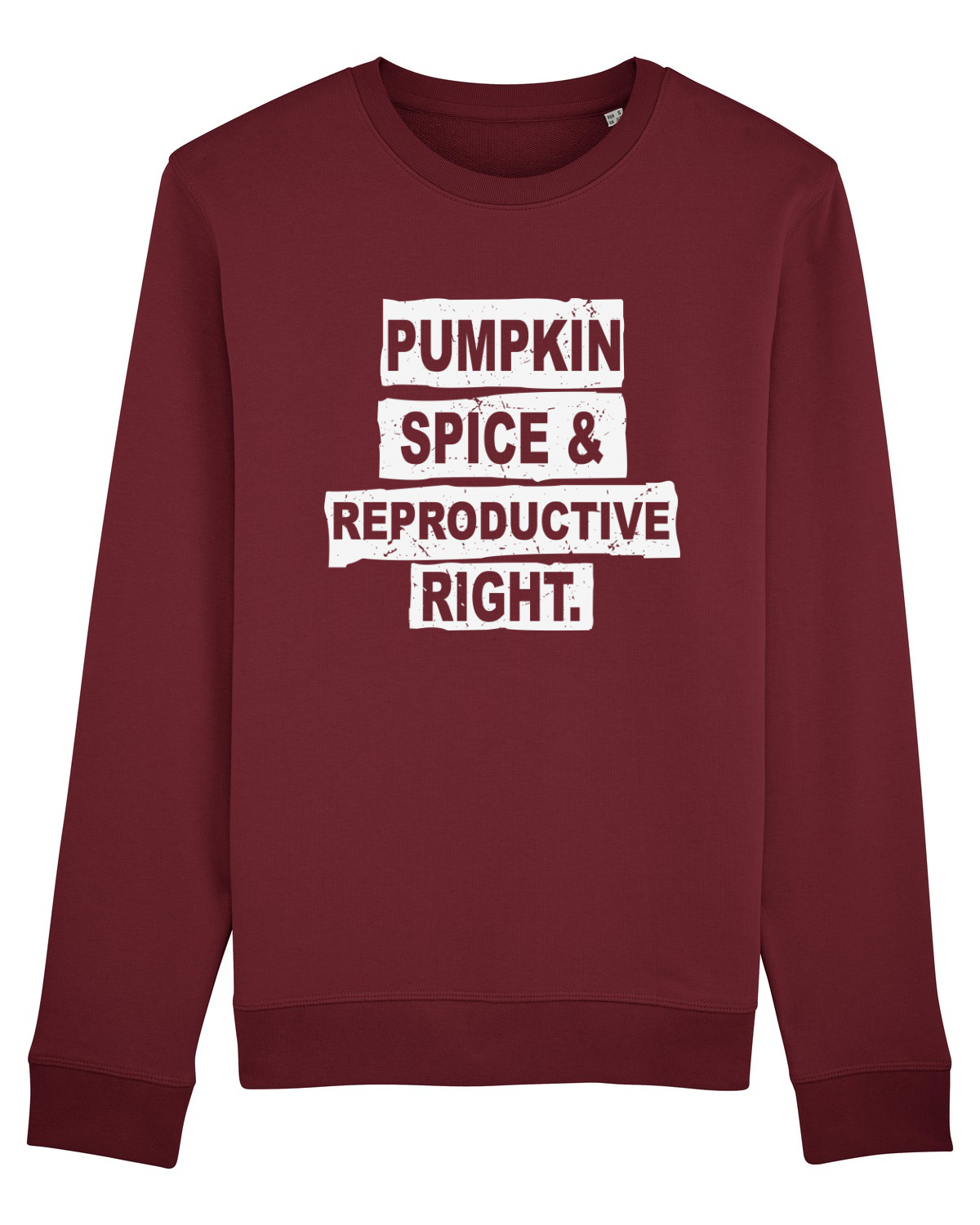 Bluză mânecă lungă Unisex Rise Burgundy