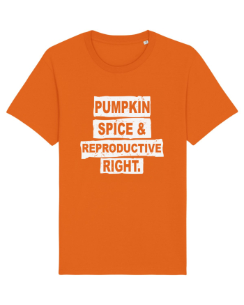 Pumpkin Spice Reproductive Rights Bright Orange