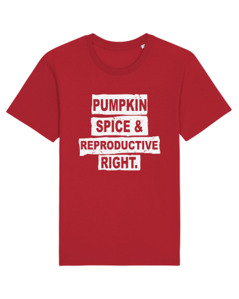 Pumpkin Spice Reproductive Rights Red