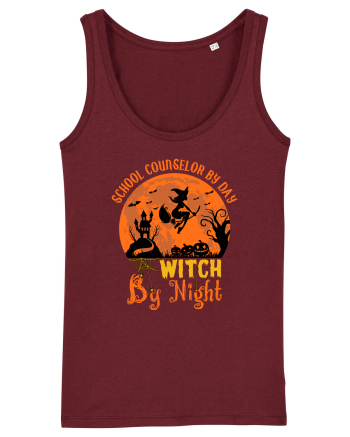 School Counselor By Day Witch By Night Burgundy