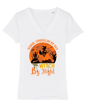 School Counselor By Day Witch By Night White