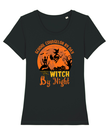 School Counselor By Day Witch By Night Black