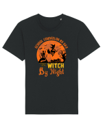 School Counselor By Day Witch By Night Tricou mânecă scurtă Unisex Rocker