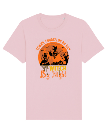 School Counselor By Day Witch By Night Cotton Pink