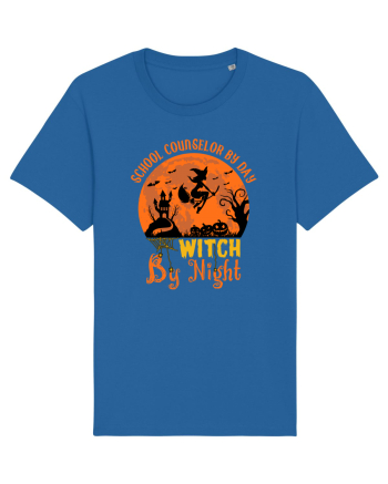 School Counselor By Day Witch By Night Royal Blue