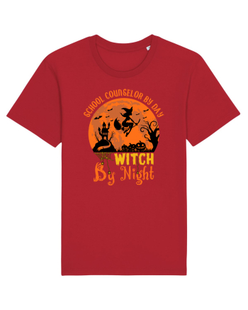 School Counselor By Day Witch By Night Red