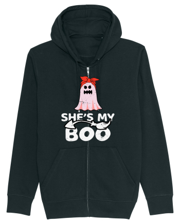 She's My Boo Cute Halloween Funny Ghost Black