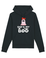 She's My Boo Cute Halloween Funny Ghost Hanorac Unisex Drummer