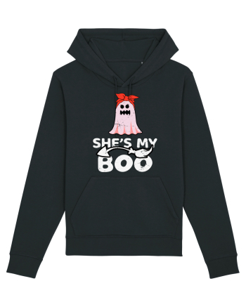 She's My Boo Cute Halloween Funny Ghost Black