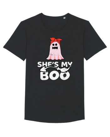 She's My Boo Cute Halloween Funny Ghost Black