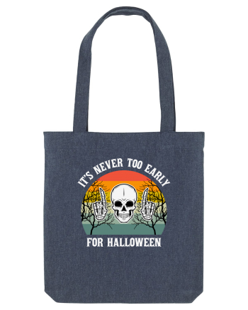 Skull It's Never Too Early for Halloween Midnight Blue