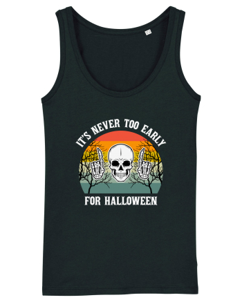 Skull It's Never Too Early for Halloween Black