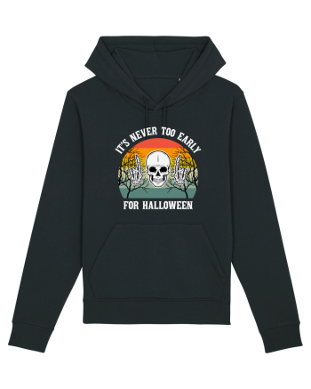 Skull It's Never Too Early for Halloween Black