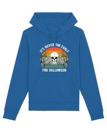 Skull It's Never Too Early for Halloween Royal Blue